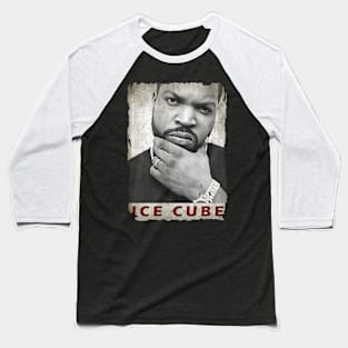 Vintage Portrait of Ice Cube Baseball T-Shirt